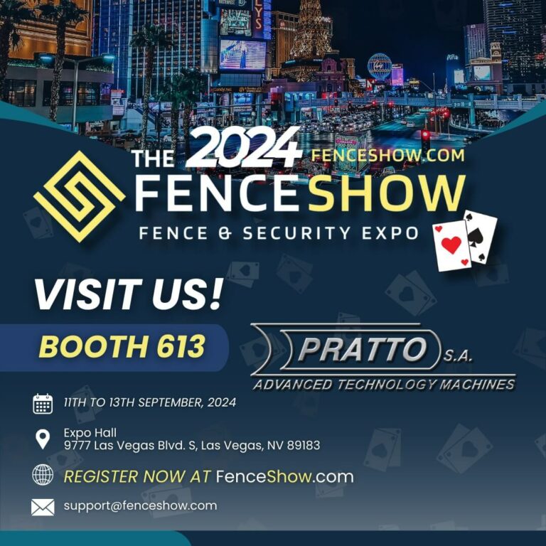 Join Us at FENCETECH 2025 (February 2628) in Salt Lake City! Pratto SA